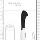 Shots Toys |  Luna Aceso Ultra Soft Silicone 10 Speeds Vibrator Black