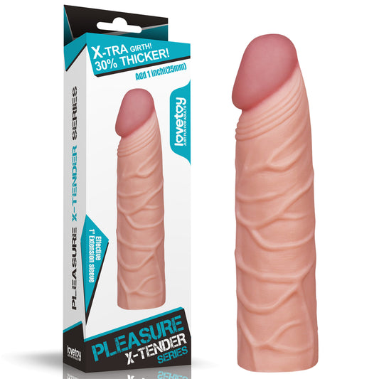 Lovetoy Pleasure X-Tender 1" Sleeve