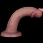 Lovetoy Dual Density Power Cock - 8" Vibrating Dong Flesh