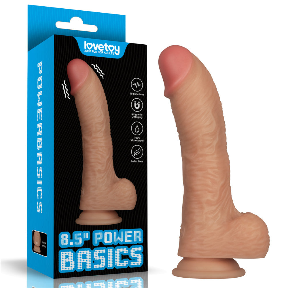 Lovetoy 8.5" Vibrating USB Power Basics Cock