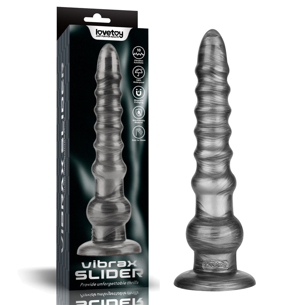Lovetoy King Sized Vibrating Vibrax Slider 12.5" Vibrating Dildo
