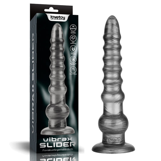 Lovetoy King Sized Vibrating Vibrax Slider 12.5" Vibrating Dildo