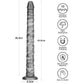 Lovetoy King Sized Vibrating Vibrax Slider 16" Vibrating Dildo