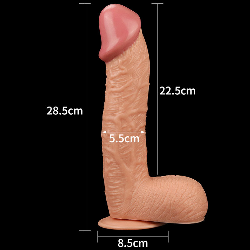 Lovetoy | King Size 10.5" Realistic Dildo Dong 26.7cm Flesh