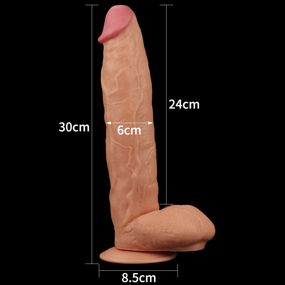 Lovetoy King Size 11" Realistic Dildo Flesh