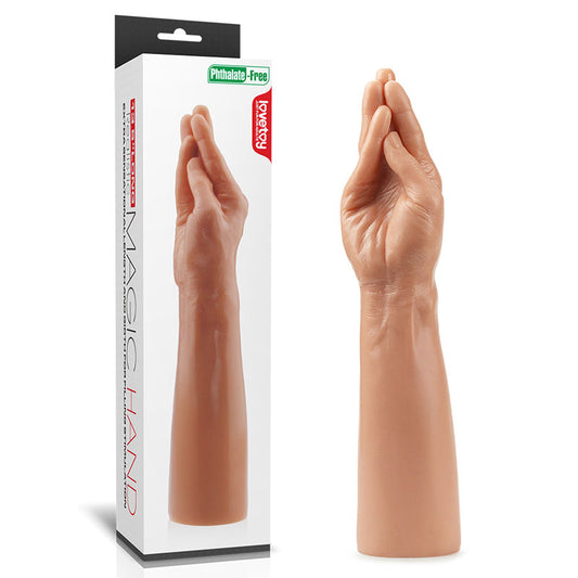 Lovetoy King Sized 13.5" Realistic Magic Hand - Flesh 36cm Hand Dildo