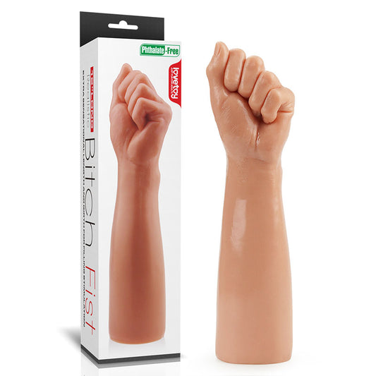 Lovetoy King Sized 12" Realistic Bitch Fist - Flesh 30.5cm Fist Dildo