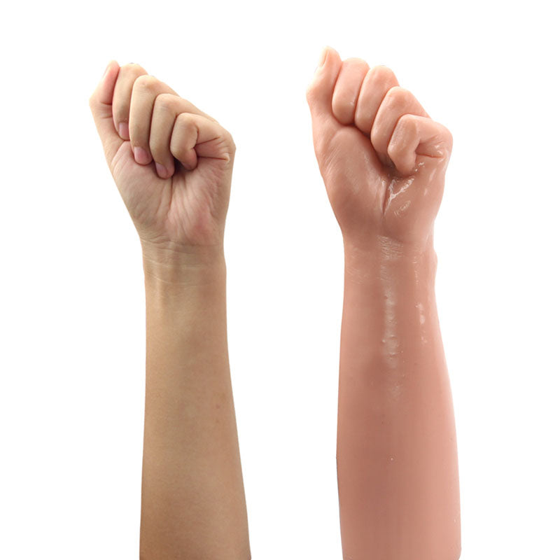 Lovetoy King Sized 12" Realistic Bitch Fist - Flesh 30.5cm Fist Dildo