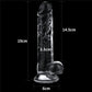 Lovetoy Flawless Clear Dildo 7.5"