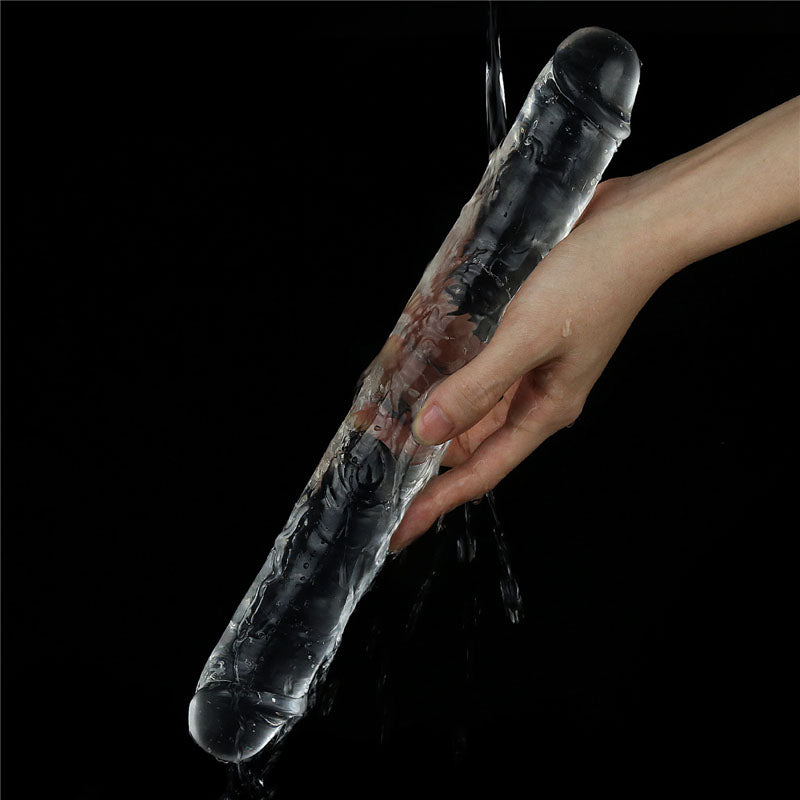 Lovetoy Flawless Clear Double Dildo 12"