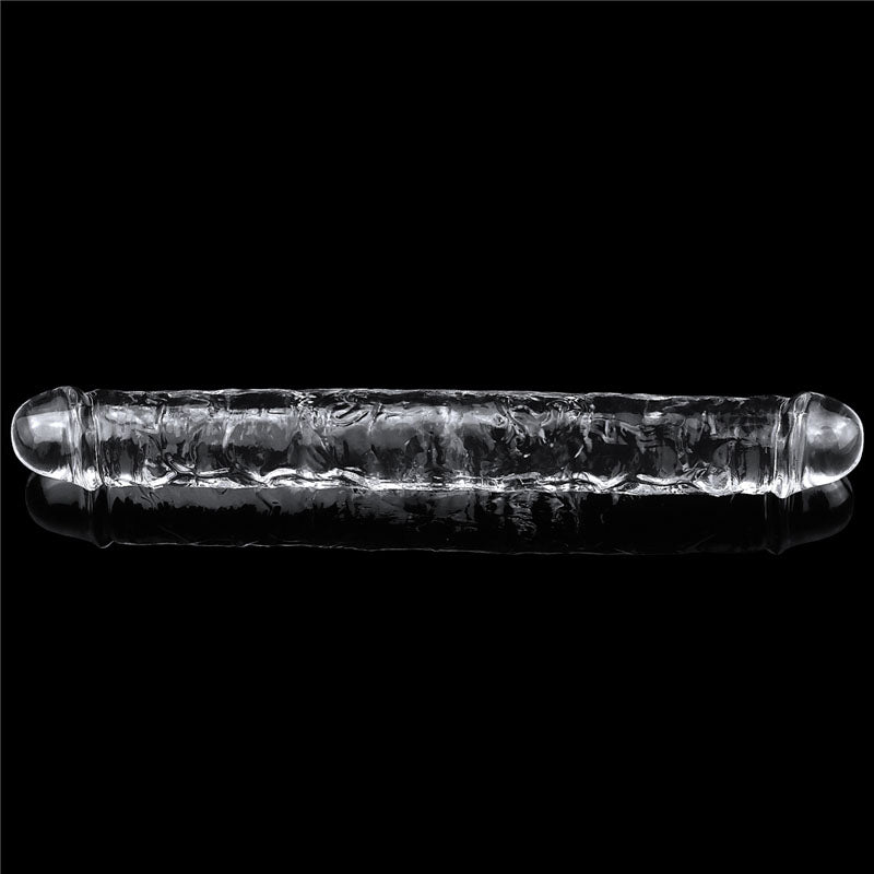 Lovetoy Flawless Clear Double Dildo 12"