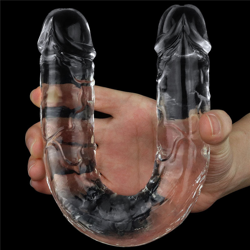 Lovetoy Flawless Clear Double Dildo 12"