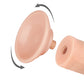 Lovetoy Sliding Skin Dual Layer Dong - Flesh 20m (8") Dong with Flexible Skin