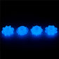 Lovetoy Lumino Play Penis Rings 4 Pc Pieces Blue