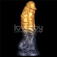 Lovetoy Aerosx 7.5" Dual Density Gold/Blue 24cm Inflatable Fantasy Dildo