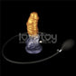 Lovetoy Aerosx 7.5" Dual Density Gold/Blue 24cm Inflatable Fantasy Dildo