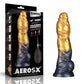 Lovetoy Aerosx 10" Dual Density Gold/Blue 33cm Inflatable Fantasy Dildo