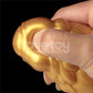 Lovetoy Aerosx 10" Dual Density Gold/Blue 33cm Inflatable Fantasy Dildo