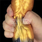 Lovetoy Aerosx 10" Dual Density Gold/Blue 33cm Inflatable Fantasy Dildo