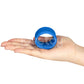 Lovetoy Pinnacle Pro Deep Rib Grip - Blue Cock Ring