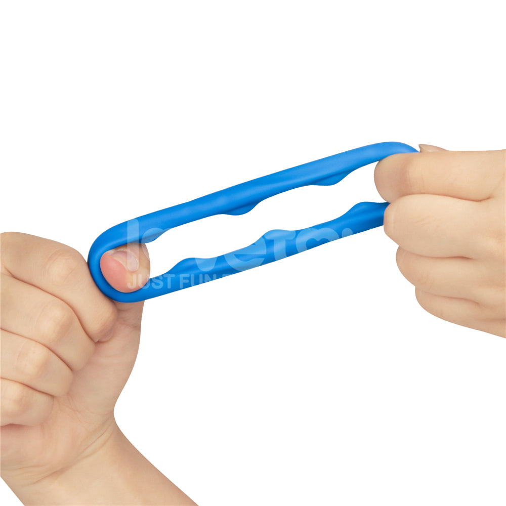 Lovetoy Pinnacle Pro Ridge Bump Stretcher - Blue Cock Ring