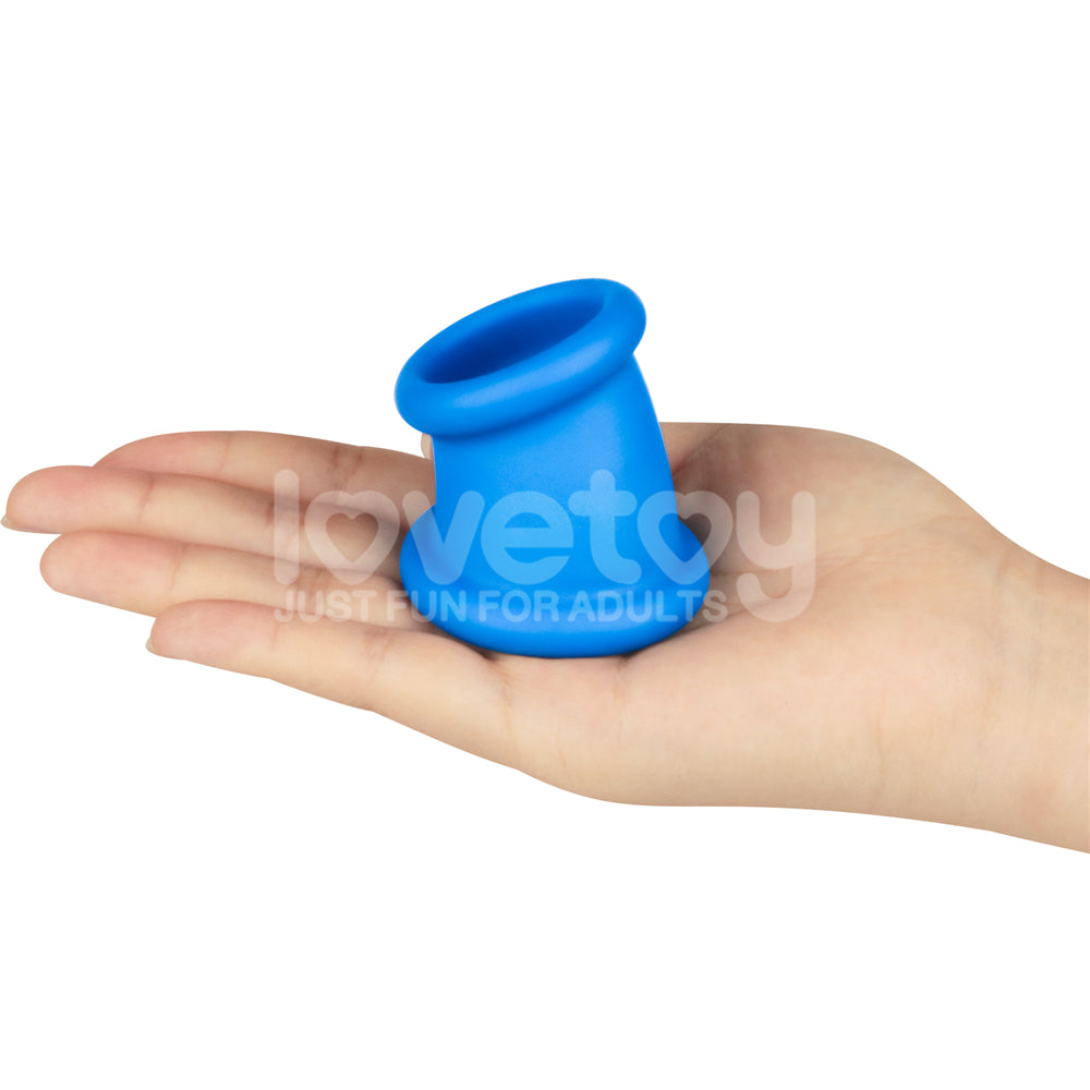 Lovetoy Pinnacle Pinnacle Pro Tapered Squeeze - Blue Ball Stretcher