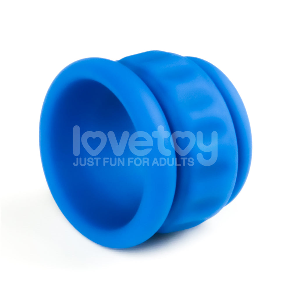 Lovetoy Pinnacle Pro Twin Flex - Blue Cock & Balls Rings