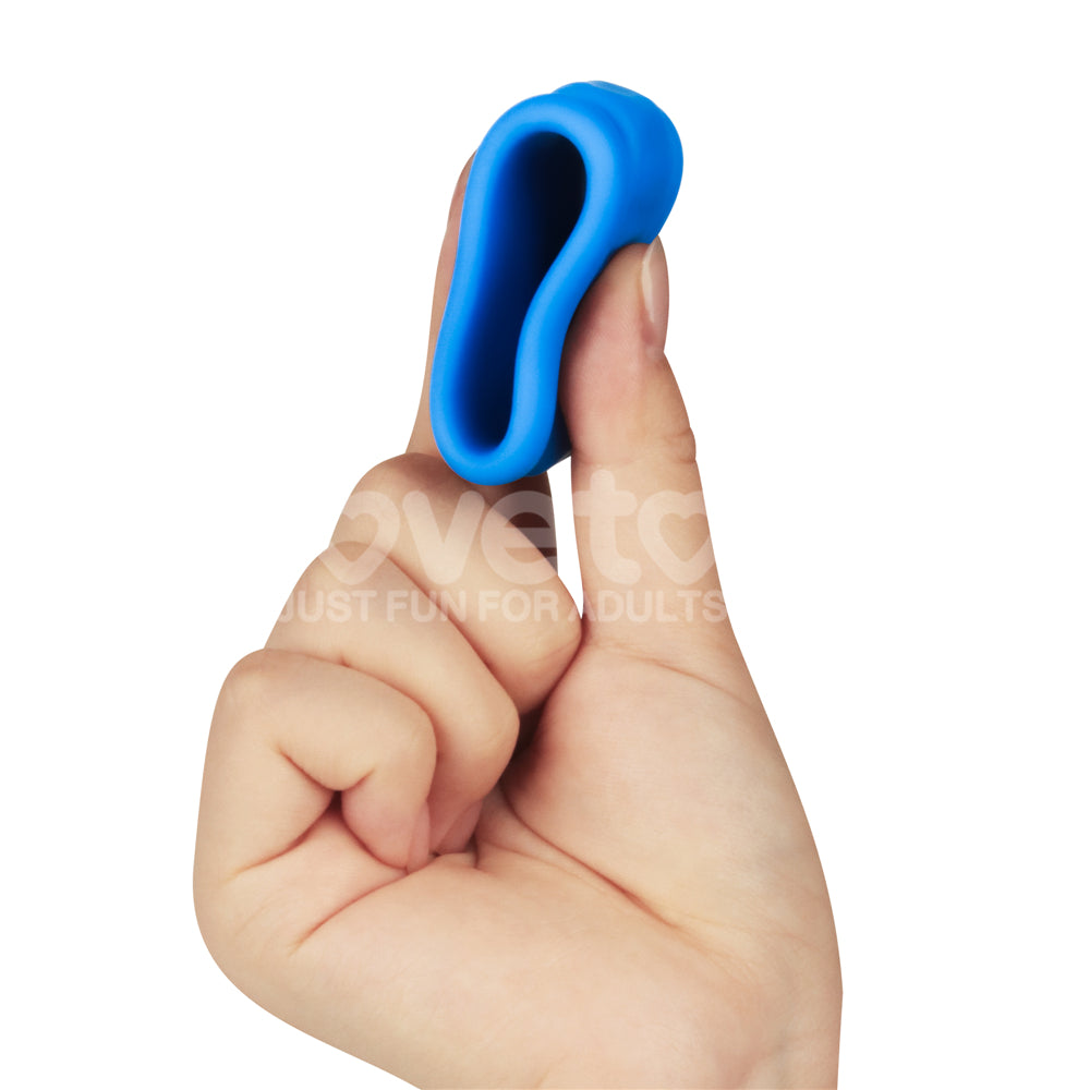 Lovetoy Pinnacle Pro Twin Flex - Blue Cock & Balls Rings