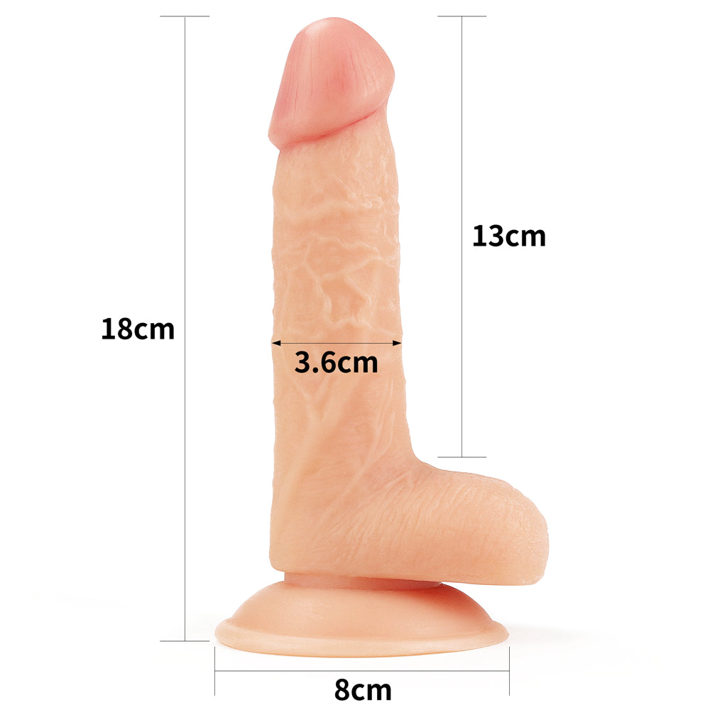 Lovetoy Ingen Easy Strap-On Set - Flesh 17.8cm (7") Strap-On