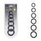 Shots Toys | LEVELZ Classic Silicone Cock Ring Set of 6 Sizes