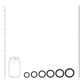 Shots Toys | LEVELZ Classic Silicone Cock Ring Set of 6 Sizes