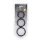 Shots Toys | LEVELZ Wide O Silicone Cock Ring Set of 3 - L/XL/2X