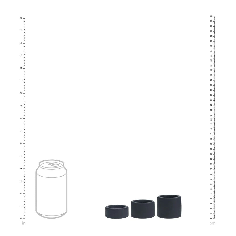 Shots Toys | LEVELZ Liquid Silicone Ball Strap Set of 3 - Ball Stretchers - Set of 3 Sizes