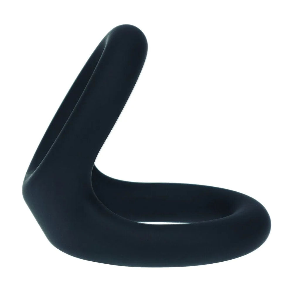 Shots Toys | LEVELZ Double O Silicone Cock Ring - M - Black