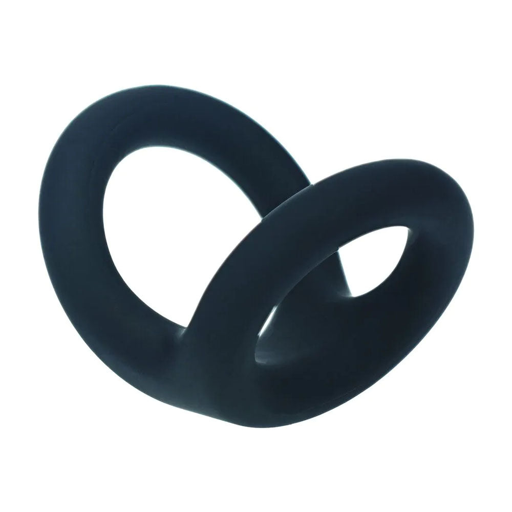 Shots Toys | LEVELZ Double O Silicone Cock Ring - M - Black