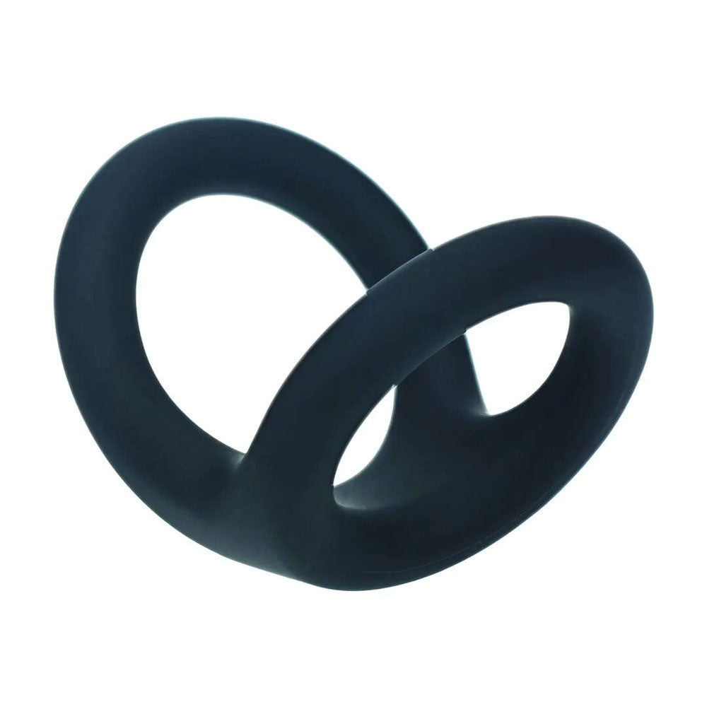 Shots Toys | LEVELZ Double O Silicone Cock Ring - L - Black