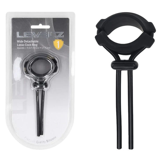 Shots Toys | LEVELZ Wide Detachable Lasso Cock Ring - Black
