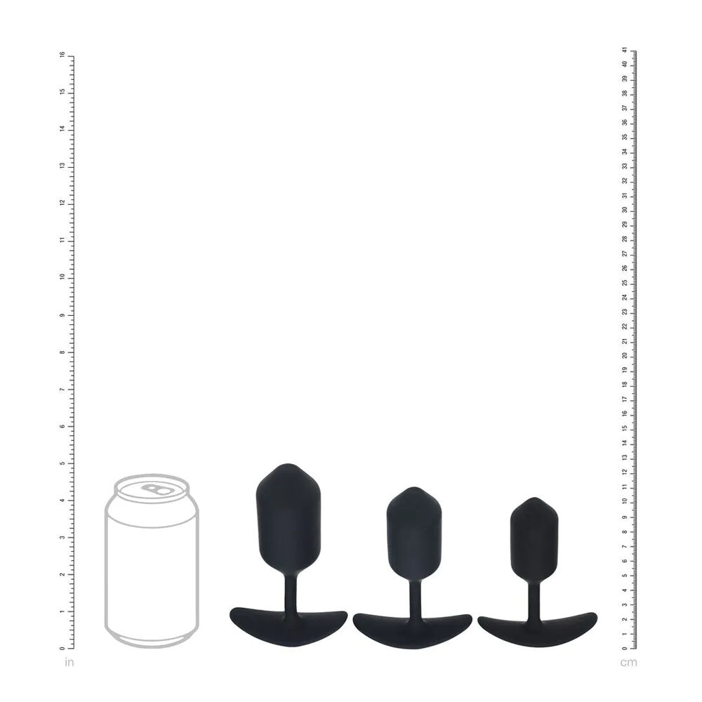 Shots Toys | LEVELZ Silicone Weighted Anal Plug Training Set of 3 Sizes