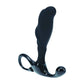 Shots Toys | LEVELZ - Rippled with Hard Loop Silicone Prostate Massager - S - Black