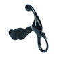 Shots Toys | LEVELZ - Rippled with Hard Loop Silicone Prostate Massager - S - Black