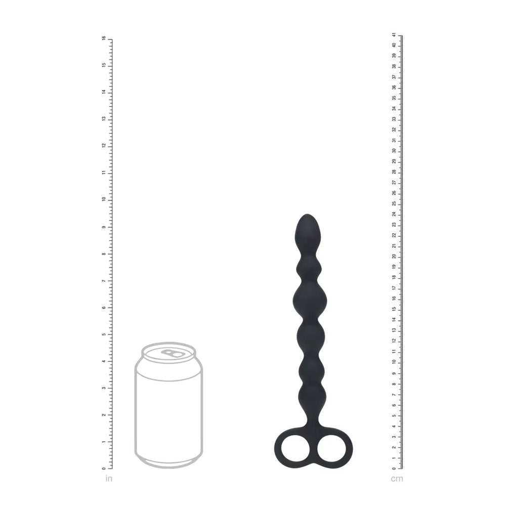 Shots Toys | LEVELZ Beaded Silicone Anal Probe with Double Loop