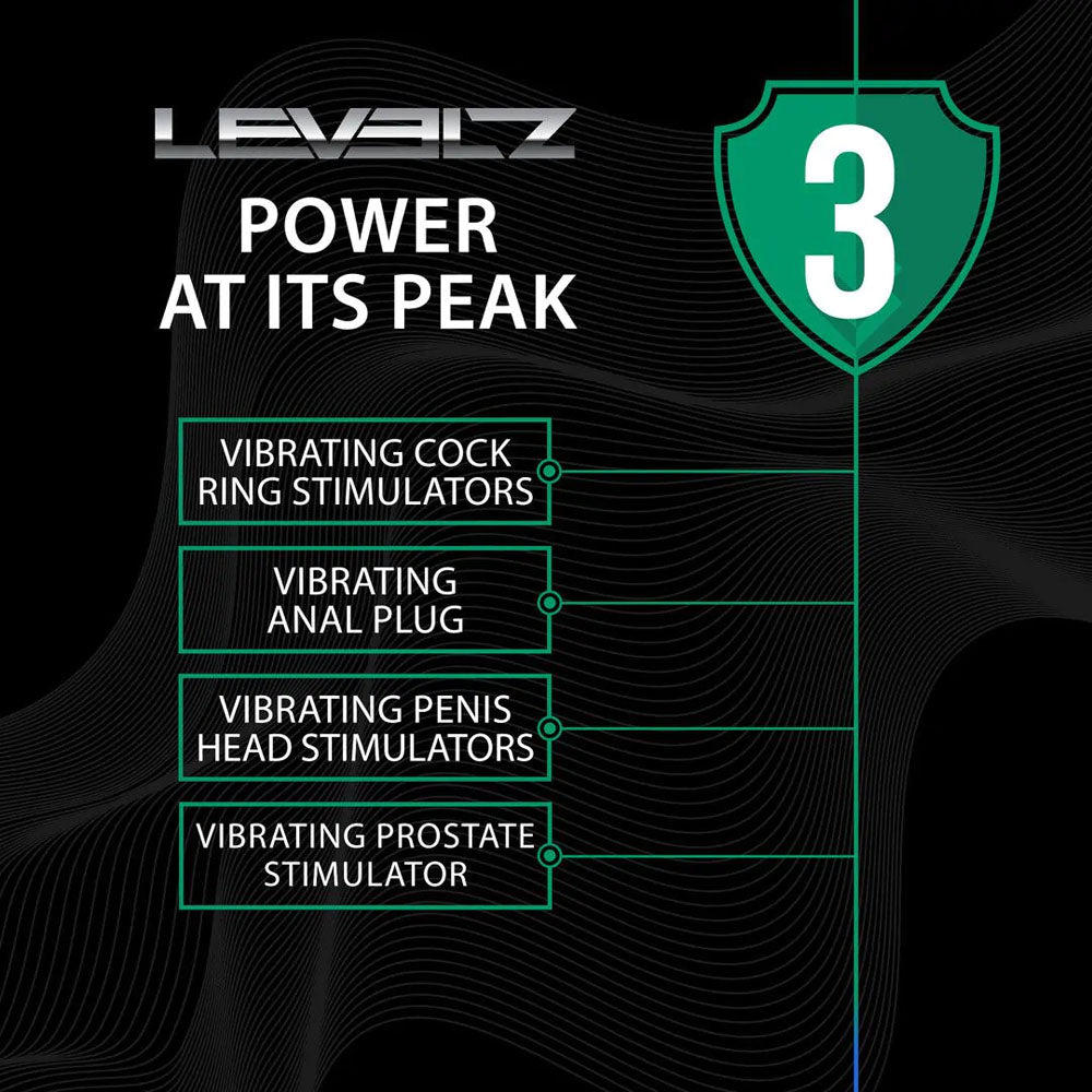 Shots Toys | LEVELZ Classic Vibrating Silicone Anal Plug - Small