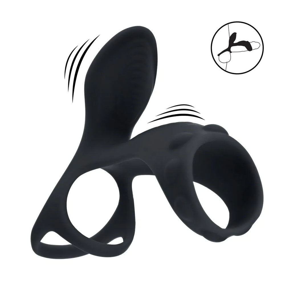 Shots Toys | LEVELZ Vibrating Cock & Ball Ring with Shaft Loop