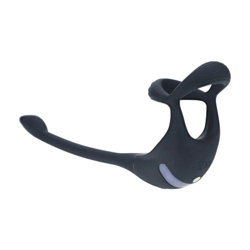 Shots Toys | LEVELZ Remote Controlled Vibrating TriO Cock Ring with Prostate Stimulator