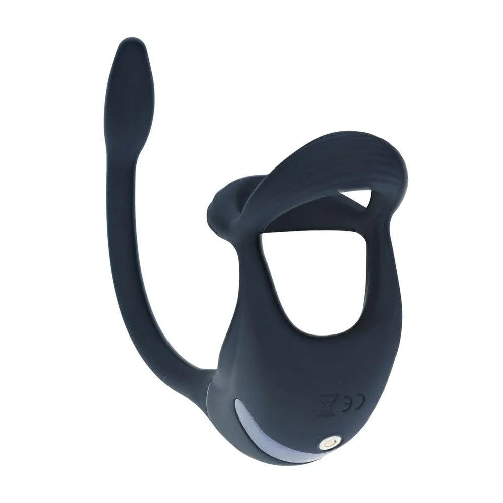 Shots Toys | LEVELZ Remote Controlled Vibrating TriO Cock Ring with Prostate Stimulator