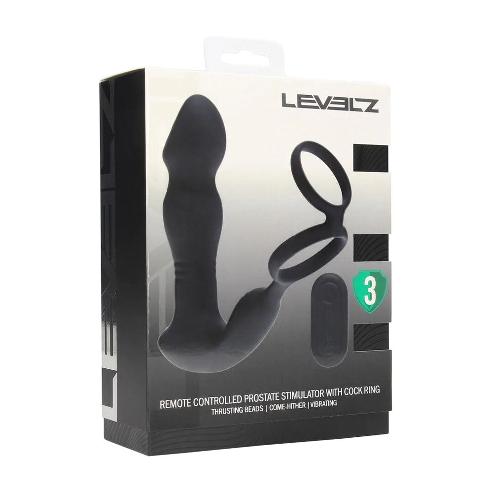 Shots Toys | LEVELZ Remote Controlled Prostate Stimulator with Cock Ring