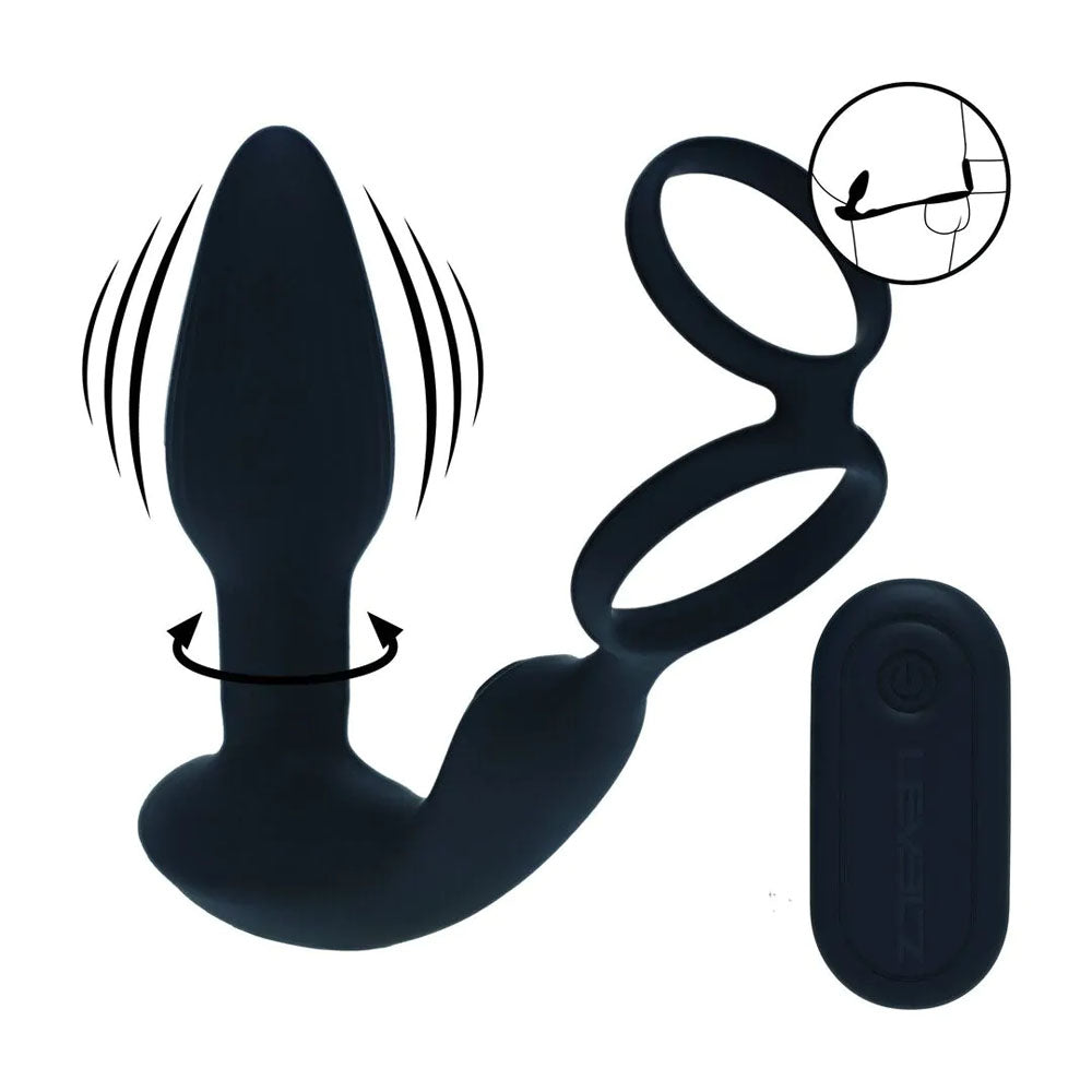 Shots Toys | LEVELZ Dual Vibrating Prostate Stimulator with Cock Ring