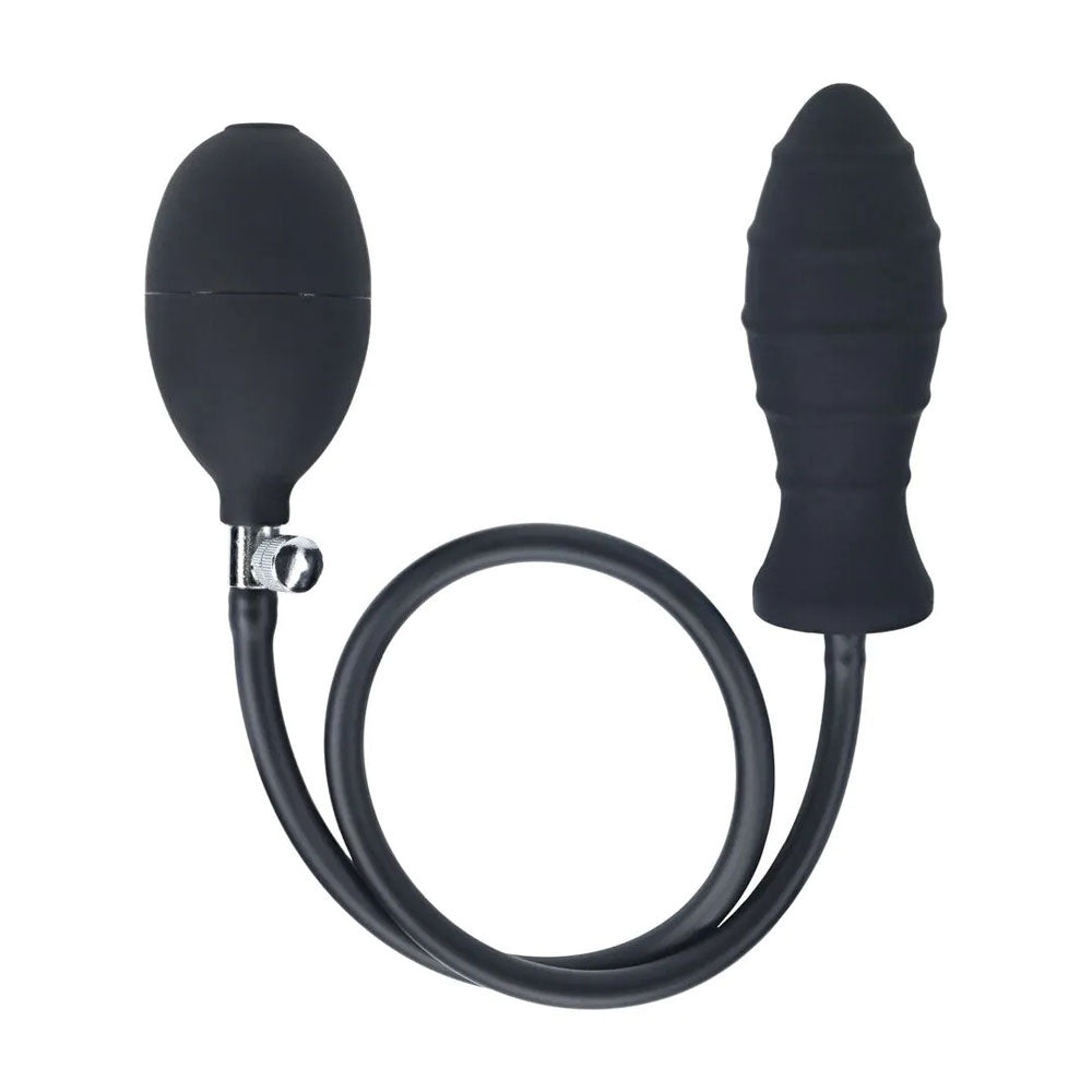 Shots Toys | LEVELZ Ribbed Inflatable Anal Plug