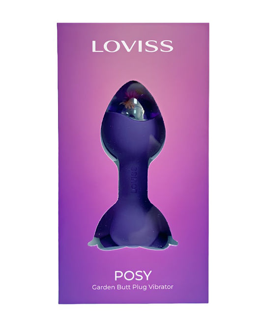 Loviss Posy Garden Butt Plug Vibrator