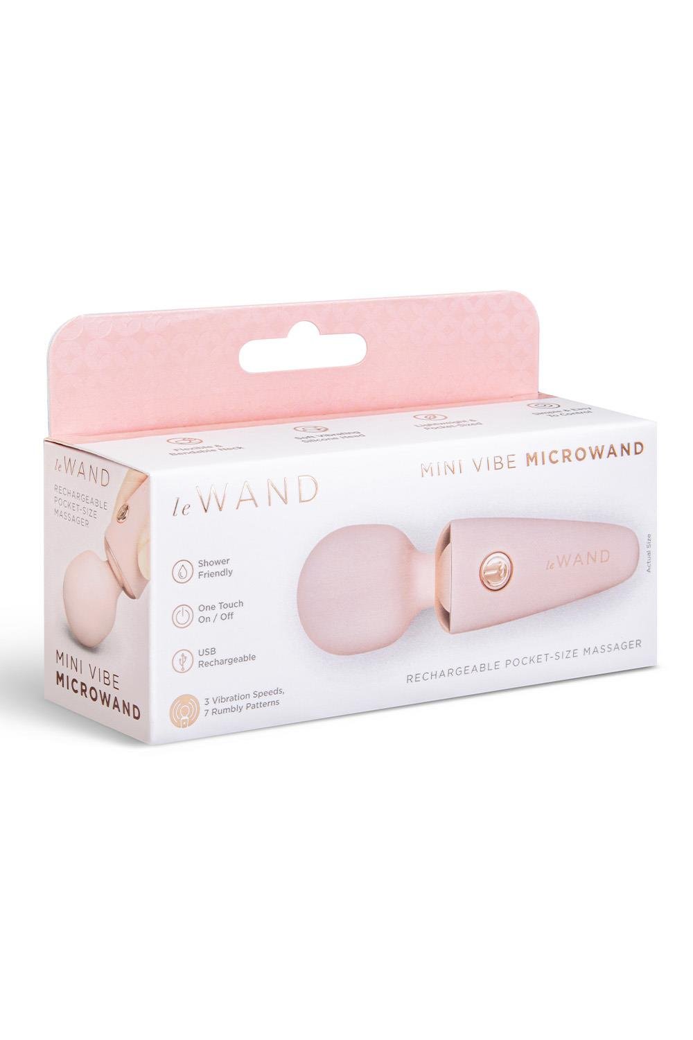 Le Wand Mini Vibe MicroWand Micro Wand Massager Rose Gold
